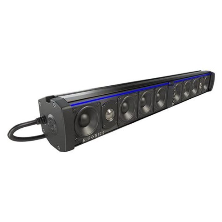 Which is hifonics 10 speaker sports amplified sound bar?