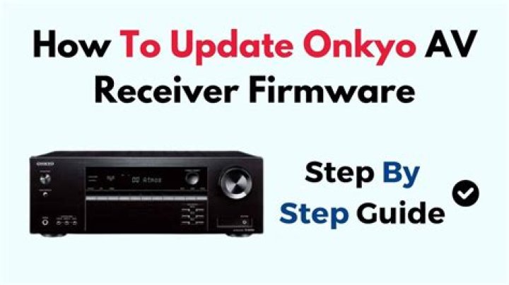 Which is the latest firmware update for Onkyo?