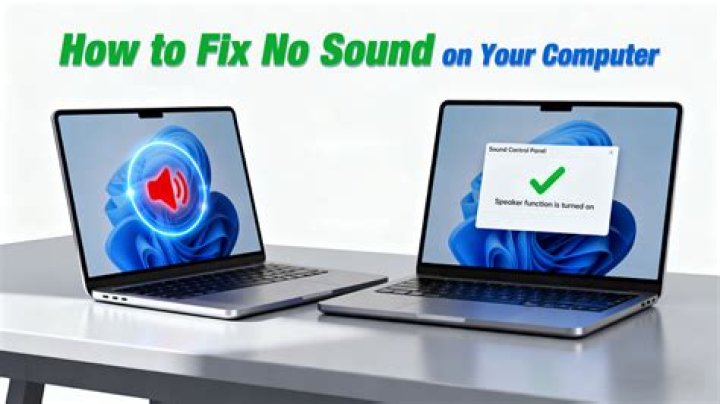 Why am I hearing no sound on my computer?