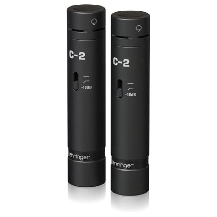 Why are Behringer C-2 microphones good for stereo recording?