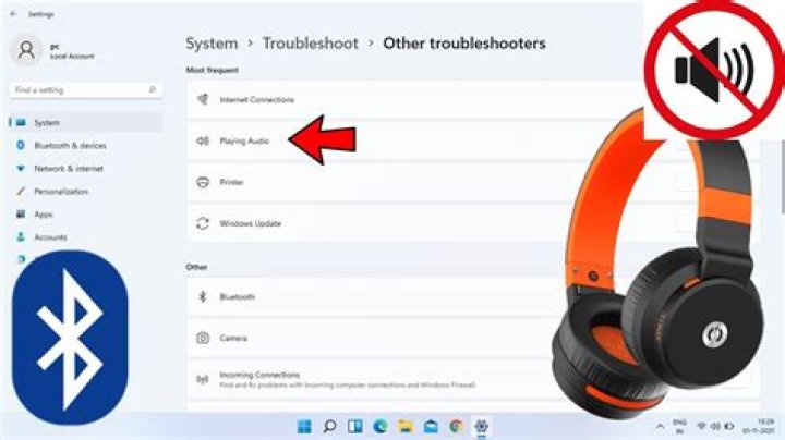 Why are my headphones connected but no sound?