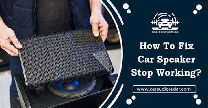Why did my back speakers stop working?