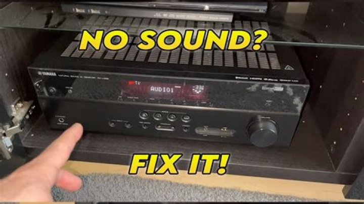 Why did my old AV receiver stop working?