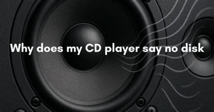 Why does my CD player make no sound?