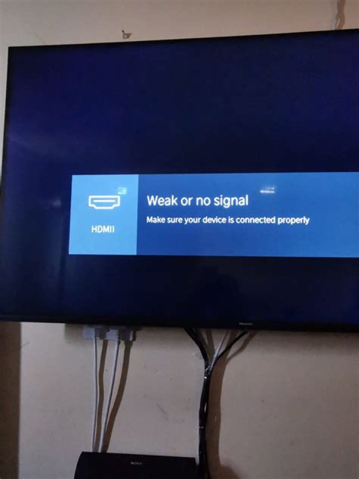 Why does my dish TV say weak or no signal?