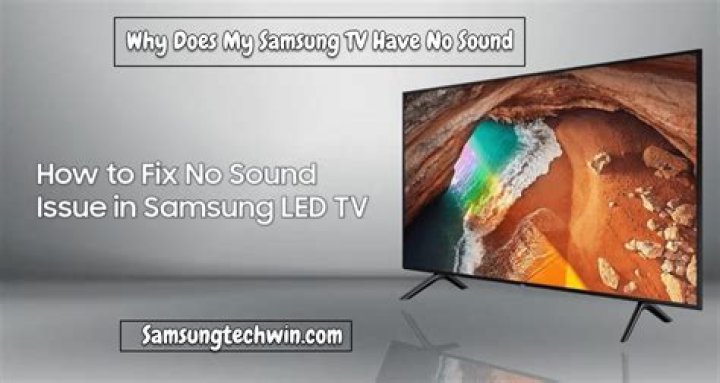 Why does my Smart TV have no sound?