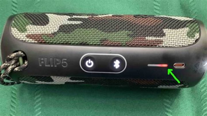 Why does my speaker have a red blinking light?
