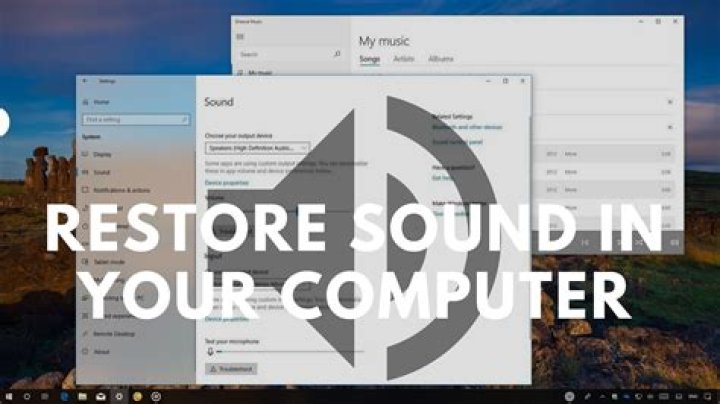 Why has my computer lost its sound?