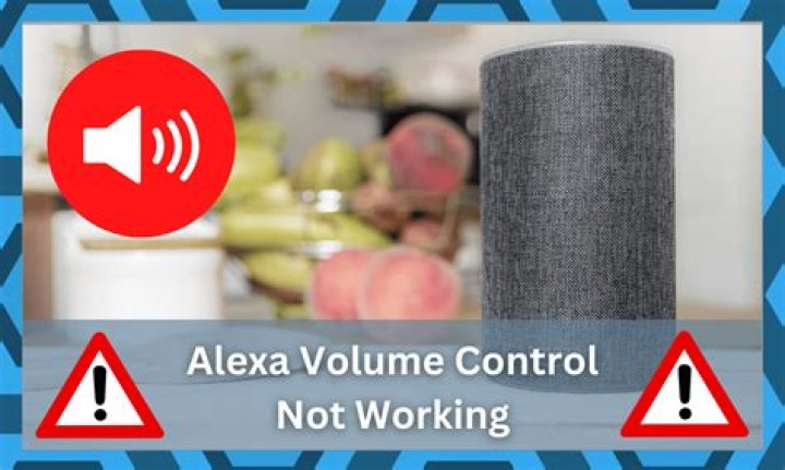 Why is Alexa volume not working?