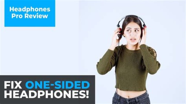 Why is my audio only playing in one ear?