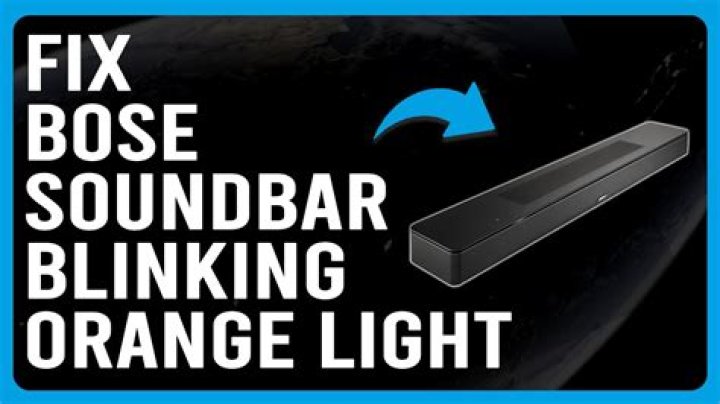 Why is my Bose soundbar Wi-Fi light blinking?