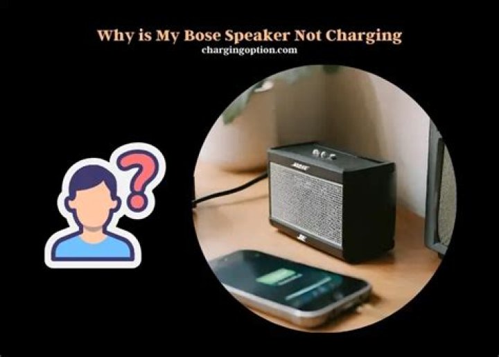 Why is my Bose speaker not charging?