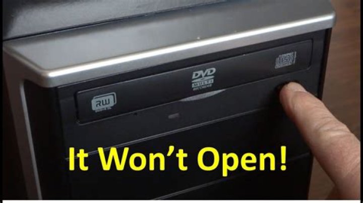 Why is my CD tray not opening?
