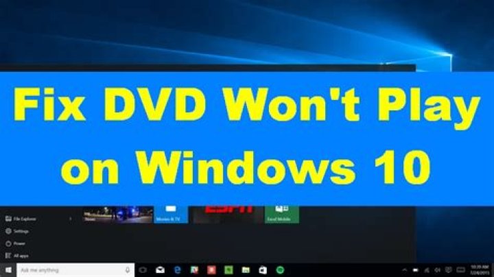 Why is my DVD not playing on my TV?