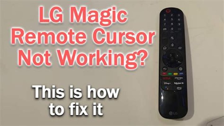 Why is my LG Magic Remote not working?