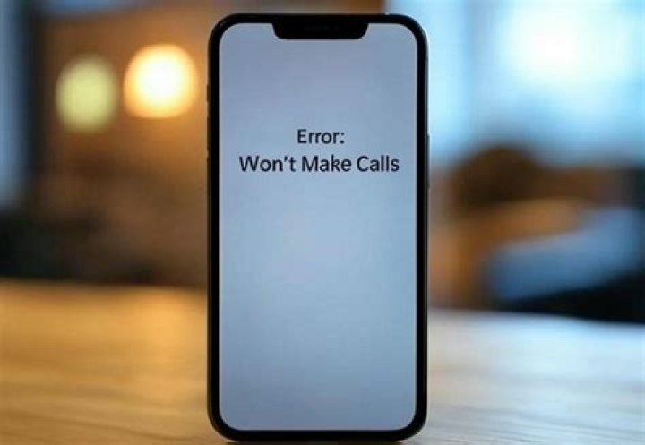Why is my phone not allowing me to make calls iPhone?