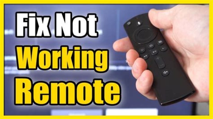 Why is my remote suddenly not working?