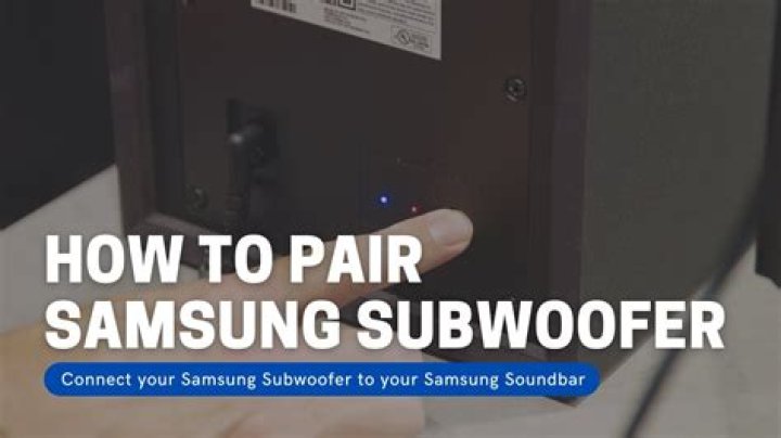 Why is my Samsung woofer not working?