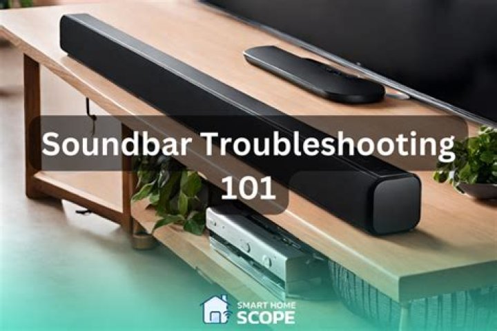 Why is my soundbar not working on my computer?