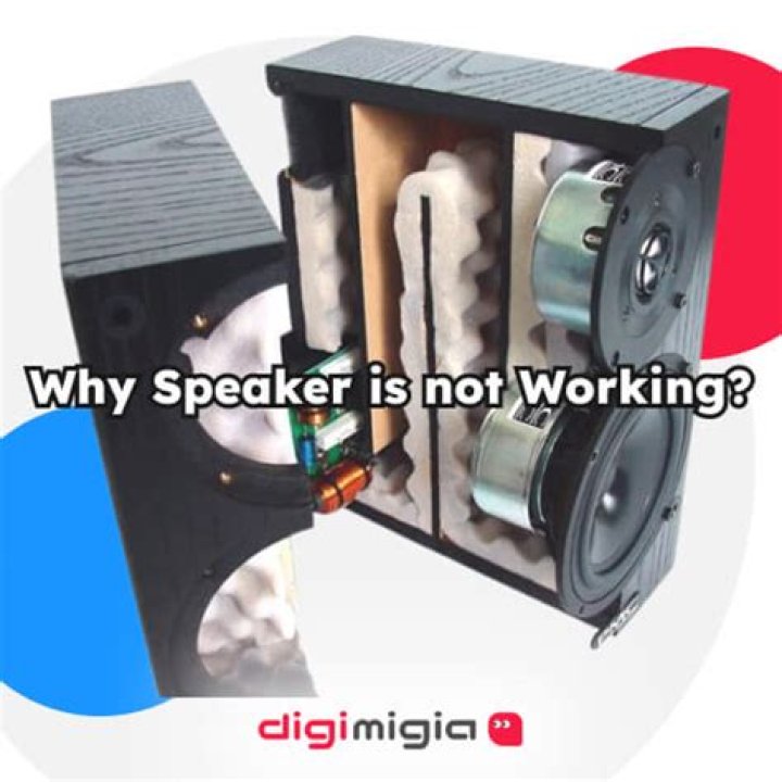 Why is my speaker system not working?