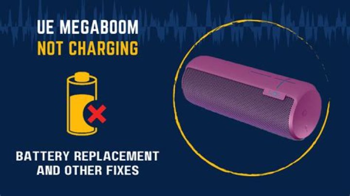 Why is my UE Megaboom not charging?