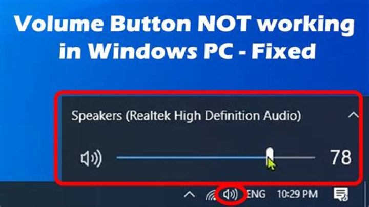 Why is my volume button not clicking?