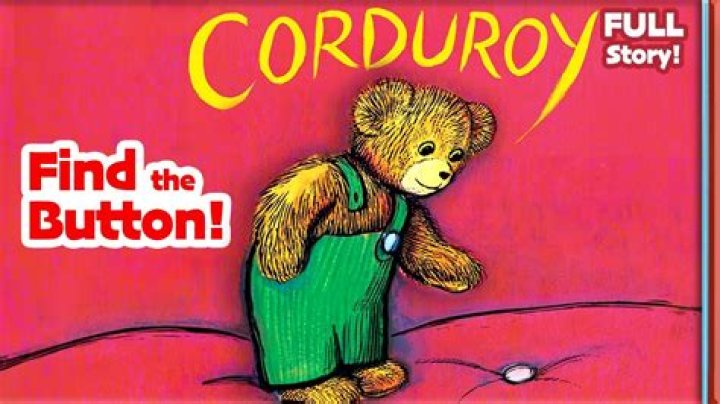 Why is the bear missing the button in corduroy?
