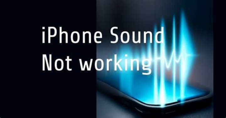 Why my phone sound is not working?