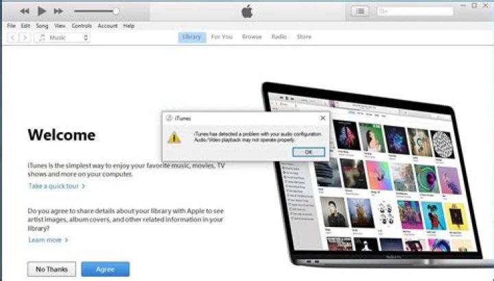 Why wont iTunes play through my speakers?